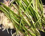 にんにく入りアスパラのクリームパスタ作り方4写真