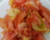 トマト、めかぶ、豆腐のヘルシースープ作り方1写真