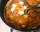 トマト、めかぶ、豆腐のヘルシースープ作り方6写真
