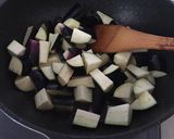 カンタン酢で☆麻婆な茄子☆作り方1写真