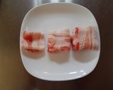 根菜と豚バラスライスの角煮作り方1写真