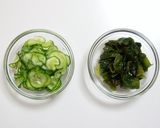 わかめとキュウリの酢の物作り方1写真