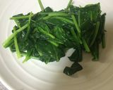 簡単★ほうれん草のキーマカレー作り方1写真