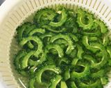 塩漬け豚バラ肉のゴーヤチャンプルー作り方1写真