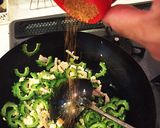 塩漬け豚バラ肉のゴーヤチャンプルー作り方10写真