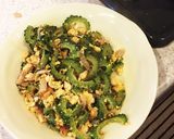 塩漬け豚バラ肉のゴーヤチャンプルー作り方13写真