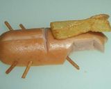 カブトムシウインナー(キャラ弁)作り方9写真