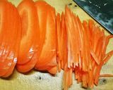 包丁ワザ☆細長い野菜の簡単千切り法作り方3写真