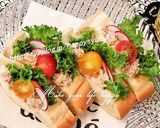 ゆず胡椒風味のツナ☆ポケットサンド作り方6写真