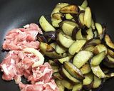 簡単おいしい♪なすと豚のにんにく醤油炒め作り方3写真