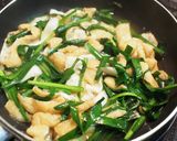 息子宛⑬「簡単きつねニラ玉子丼」作り方9写真
