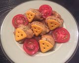 照り焼きチキンとCheezaの合わせ盛り作り方6写真