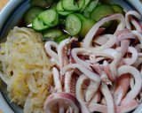 イカともやしとキュウリのさっぱりサラダ♪作り方5写真