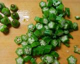 簡単！はまぐりとネギとオクラのお吸い物◇作り方5写真