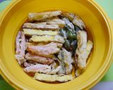 レンジで簡単！天ぷらリメイク☆甘辛煮作り方1写真