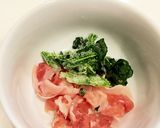 簡単!レンジで７分☆豚こま茶碗蒸し♪作り方1写真
