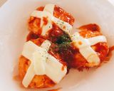 節約！ダイエット！！胸肉の豆腐ハンバーグ作り方7写真