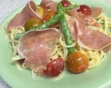 生ハムとトマトの冷製パスタ！作り方4写真