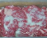 料理に使う 牛肉肩ロース酒漬け(保存食)作り方2写真
