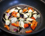 LDL対策！サバと茄子の梅マヨ炒め作り方1写真