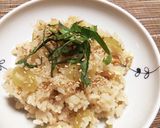 ☆シャリシャリ☆ふきの炊き込みご飯作り方5写真