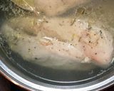 鶏ハム &シャキシャキ！山わさびマヨ作り方4写真