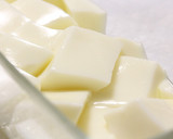 【杏仁豆腐風＊牛乳寒天ゼリー】@メモ用作り方8写真