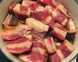 パパッと♡牛バラ肉と小松菜の甘辛煮作り方1写真