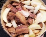 パパッと♡牛バラ肉と小松菜の甘辛煮作り方2写真