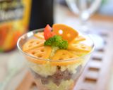 チェダーチーズのチーザミートパフェ♡作り方11写真