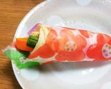 レンジでHMクレープ♡サラダ巻 弁当にも作り方4写真