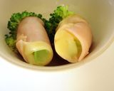 弁当★楊枝のいらないブロッコリーハム包み作り方5写真