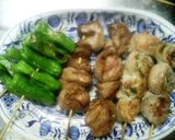 豚バラ肉のしそ巻き巻き焼き♪（2品）作り方5写真