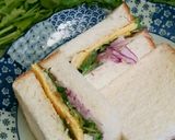 パクチー&たまごサンド作り方10写真