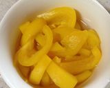納豆とパプリカの甘酢漬けのトースト作り方1写真