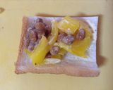 納豆とパプリカの甘酢漬けのトースト作り方2写真