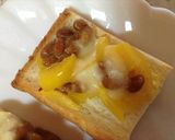 納豆とパプリカの甘酢漬けのトースト作り方4写真