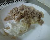 夏野菜と豚バラを炒めた温かいサラダ作り方5写真