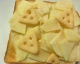 サクっとCheeza✫甘塩りんごトースト作り方5写真