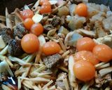 葉酸をとりましょう「鶏もつ煮」作り方4写真