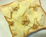 Cheeza×粉チ✫蜂蜜りんごトースト作り方3写真