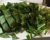 ほうれん草とミックスベジの巣ごもり風作り方1写真