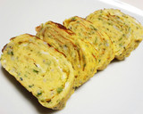 厚焼き卵☆しらすと青海苔のふっくら卵焼き作り方3写真