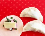 シソ香る☆かまぼこ☆とろ〜りチーズ餃子♪作り方2写真