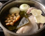 丸鶏を使った真夏のコーンポタージュ作り方9写真