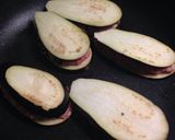 ポン酢でさっぱり♩ナスのひき肉はさみ焼き作り方4写真