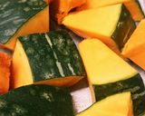 簡単甘辛栗かぼちゃの煮物作り置きおかず作り方1写真