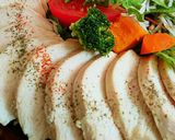柔らか鶏チャーシュー乗せ冷やし素麺作り方6写真