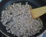 なすとピーマンの肉味噌そぼろあん炒め作り方3写真