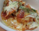 ⑥　餃子のチーズプルダッ風　⑥作り方4写真